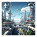 Recherche de ville futuriste posters Science fiction