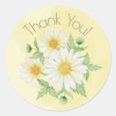 Recherche de marguerite blanche autocollants Aquarelle