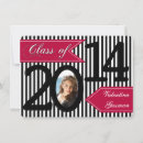 Search for stripes graduation invitations Chic
