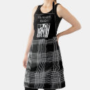 Search for plaid monogram aprons Chef