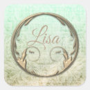 Search for green damask stickers Gold