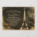 Search for paris engagement party invitations French