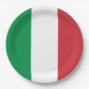 Search for italian flag paper plates Green