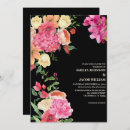 Search for black and fuchsia wedding invitations Colourful