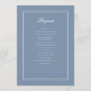 Search for classic wedding programs Minimalist