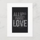 Search for need love postcards All