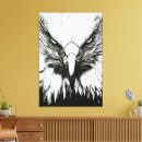Search for black and white bird canvas prints Outdoors