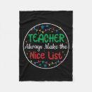Search for teacher blankets Xmas