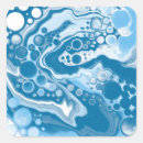 Recherche de bulles bleues autocollants Abstrait