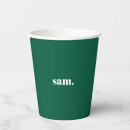 Search for green paper cups Simple