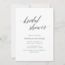 Search for classic elegant bridal shower invitations Bride