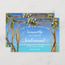 Search for beach wedding bridesmaid cards Summer