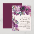 Recherche de lilac sweet 16 invitations Floral