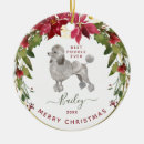 Search for poodle ornaments Merry christmas
