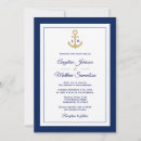Search for elegant nautical wedding invitations Gold