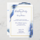 Recherche de saphir anniversaire invitations Aquarelle