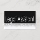 Search for legal assistant business cards Professional
