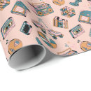 Search for 90s pattern wrapping paper Pink