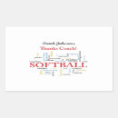 Search for softball team stickers Coach