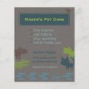 Search for animal care flyers Cat sitting