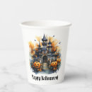 Search for halloween paper cups Flying bats