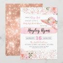 Search for hat bridal shower invitations Rose gold