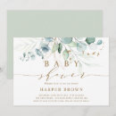 Search for gender neutral bridal shower invitations Greenery