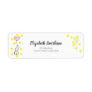 Search for balloons return address labels Yellow