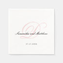 Search for blush pink wedding napkins Classic