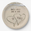 Search for 10th anniversary plates Heart
