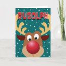 Search for funny cartoon christmas cards Reindeer