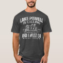 Search for the lake is calling tshirts Boat