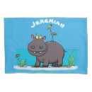 Search for hippopotamus pillowcases Funny