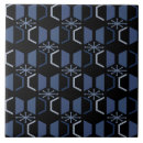 Recherche de bleu noir carreaux Années 1950