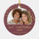 Search for burgundy gold ornaments Modern