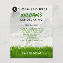 Search for lawn care flyers Gardening