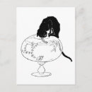 Recherche de poissons de chat cartes postales Amoureux des chats