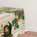 Search for victorian christmas tablecloths Santa claus