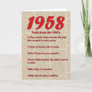 Recherche de 1958 anniversaire cartes Année de naissance