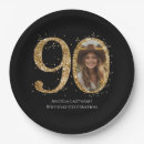 Search for 90th birthday plates Glitter
