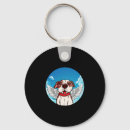 Search for dog angel keychains Pug