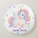 Recherche de licorne pastel coussins Coloré