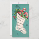 Search for vintage candy cane christmas cards Holly