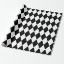 Search for black and white harlequin wrapping paper Birthday