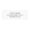 Search for writer return address labels Professional