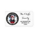 Search for winter foliage return address labels Vintage