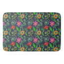 Search for floral bath mats Colorful