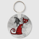 Search for evil cat keychains Spooky