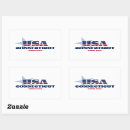 Recherche de connecticut autocollants Patriotique