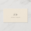 Recherche de monogramme moderne cartes visite Entreprise